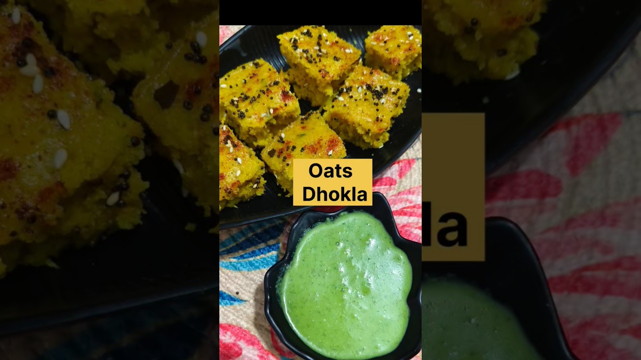 Healthy nd Tasty Oats Dhokla😋#youtube#youtubeshorts#viral#healthy#new#reels#recipe#viral#oats#dhokla