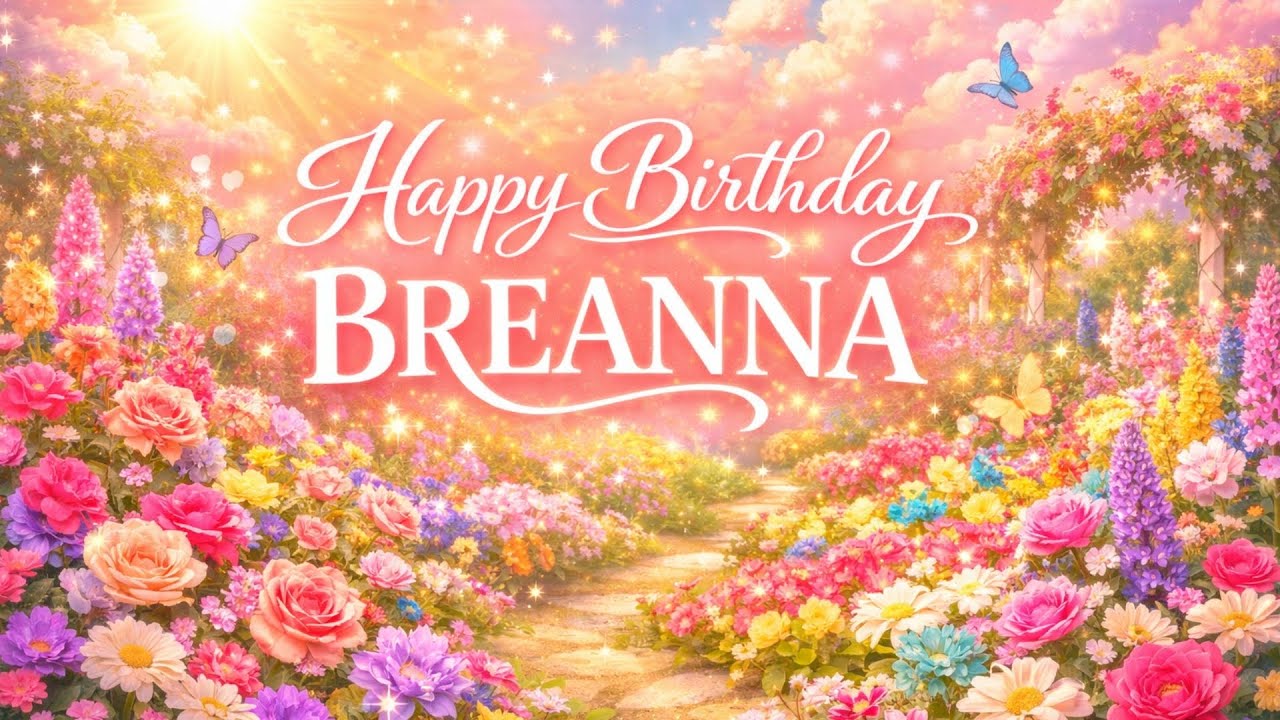 ⭐ “Happy Birthday BREANNA 🎉 | Magical Song With Name | Personalised Birthday Wishes”