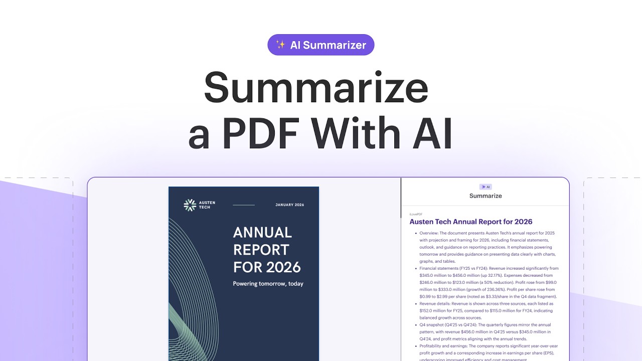 How to summarize a PDF with AI