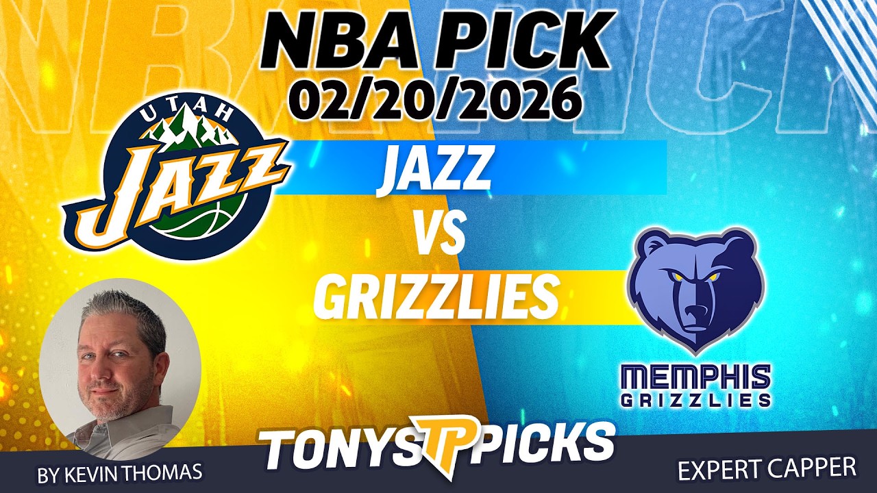 Utah Jazz vs Memphis Grizzlies 2/20/26 NBA Betting Pick