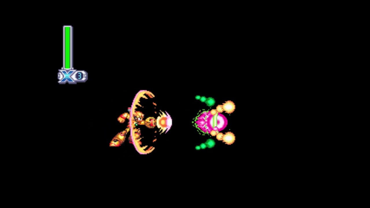 X Hyper Armor - Full Buster Charge - Megaman X3 (PS1)