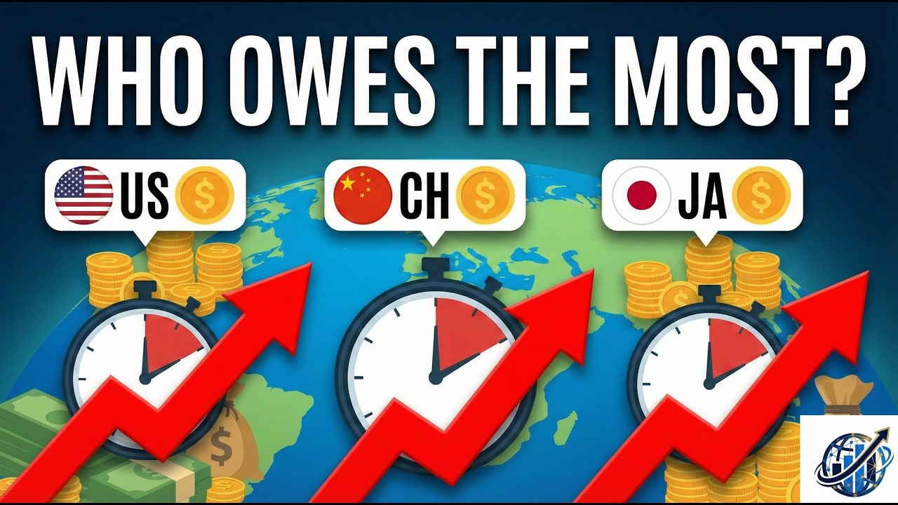 Who Owes the Most? (1978–2026) | The Global Debt Race