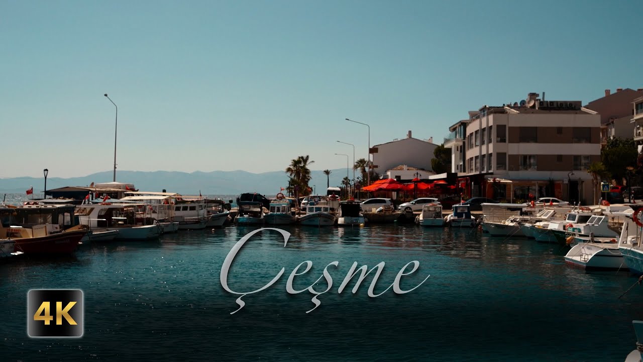[4k] Discovering Çeşme, İzmir: A Walk With Me Adventure