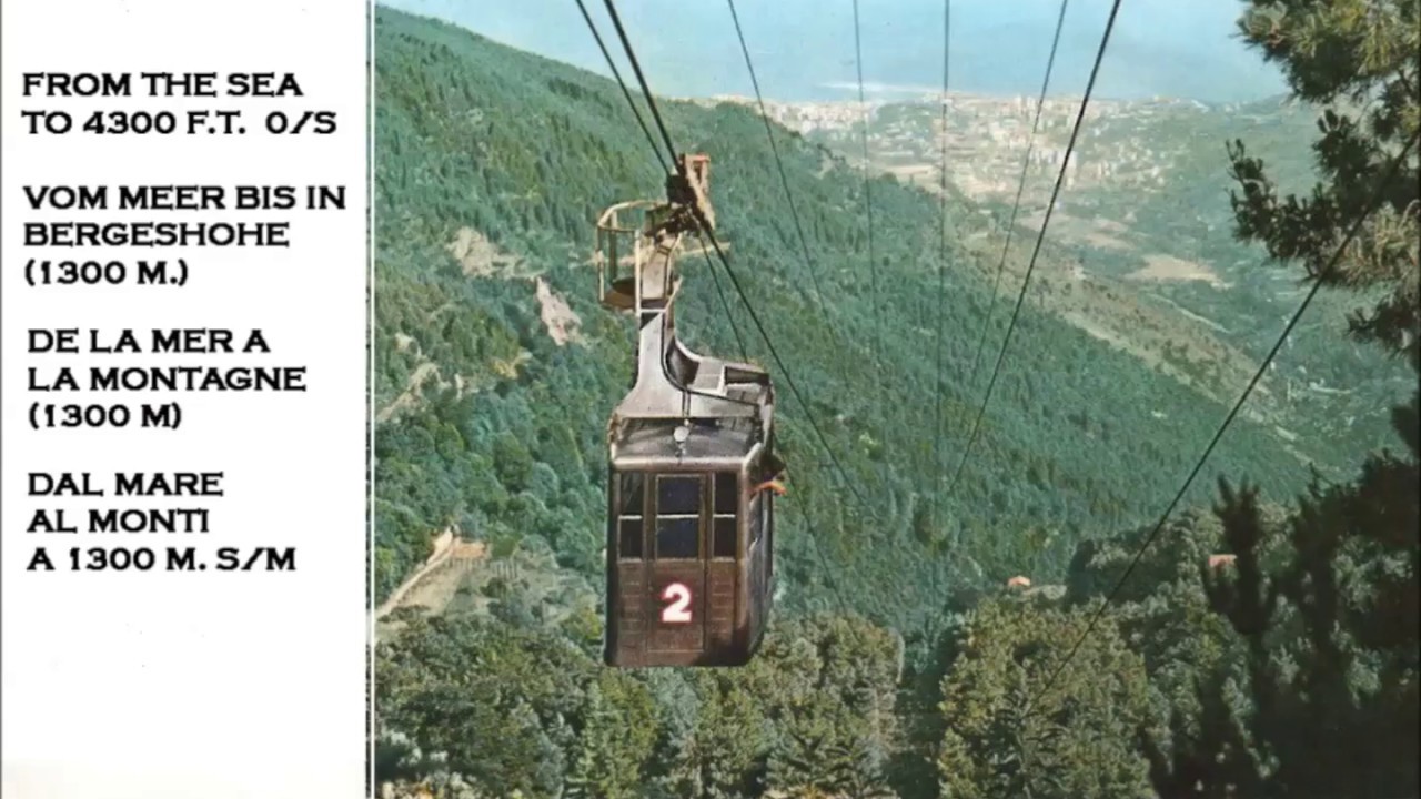 Funivia Sanremo Monte Bignone 1969 live