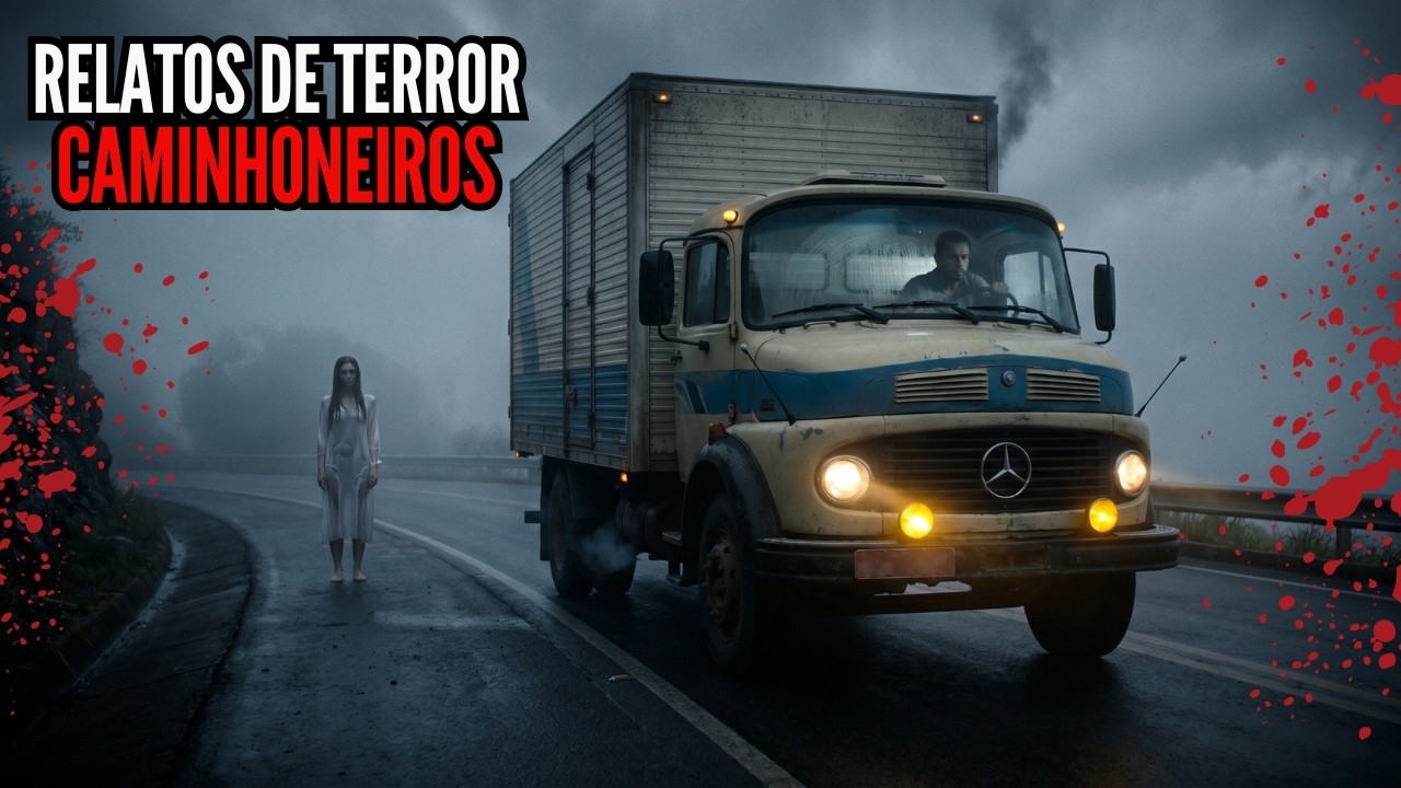 4 RELATOS ASSUSTADORES DE TERROR DE CAMINHONEIROS - HIST&Oacute;RIAS DE TERROR