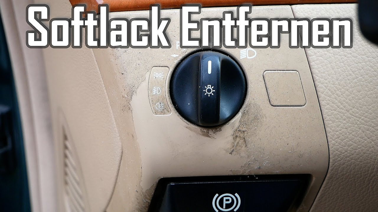 Softlack sicher und einfach entfernen || Die Geheimwaffe || W220 Projekt