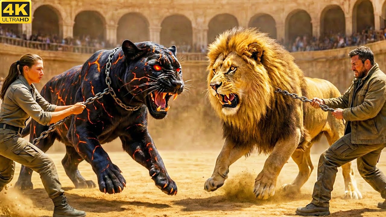 🔥Black Panther Awakens vs The Alpha Lion – The Most Violent Jungle Clash Ever!