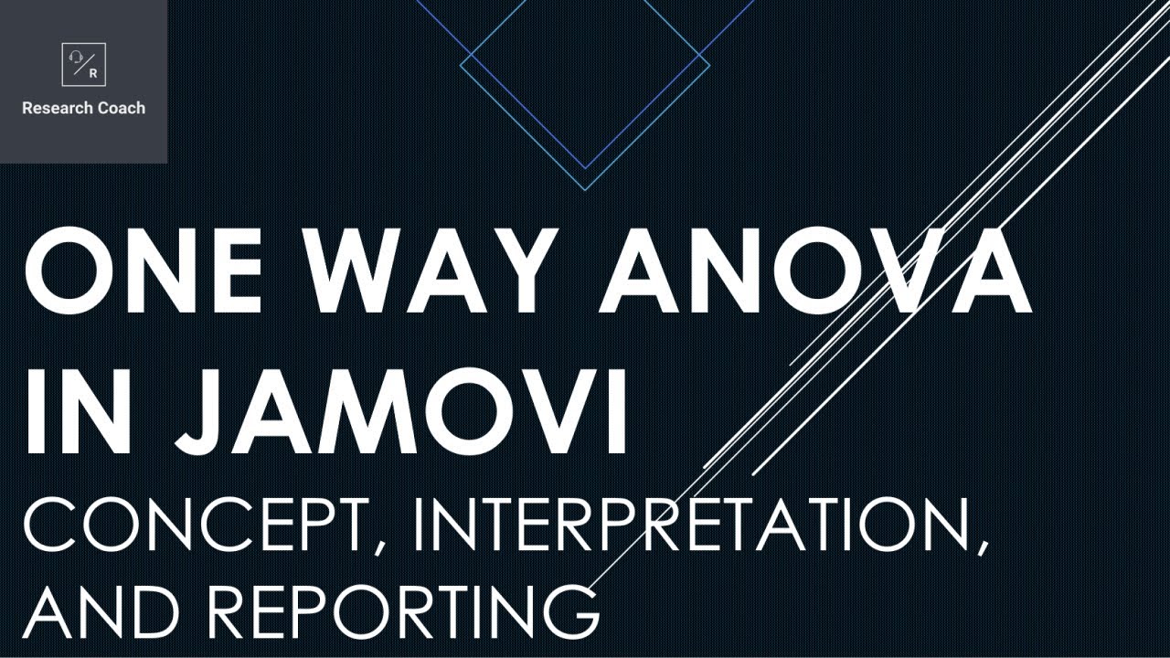 One Way ANOVA in JAMOVI  - Concept, Interpretation, and Reporting