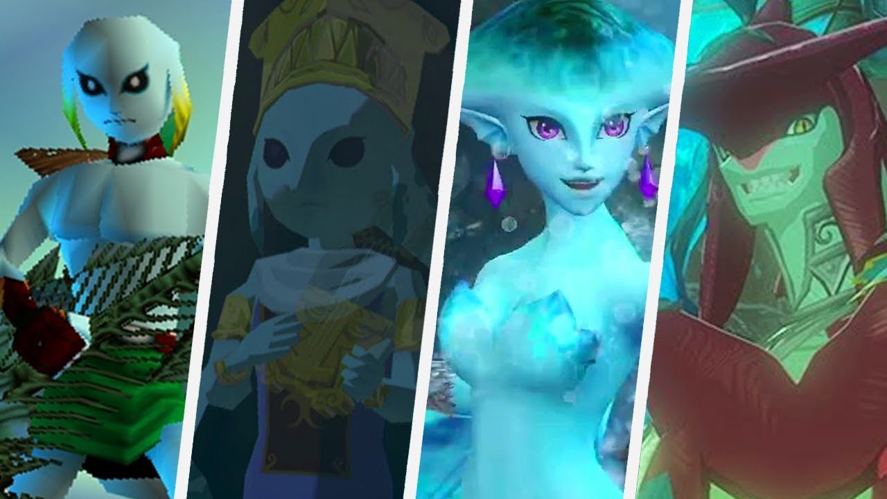 Zelda Evolution of Zora (1998 - 2017)