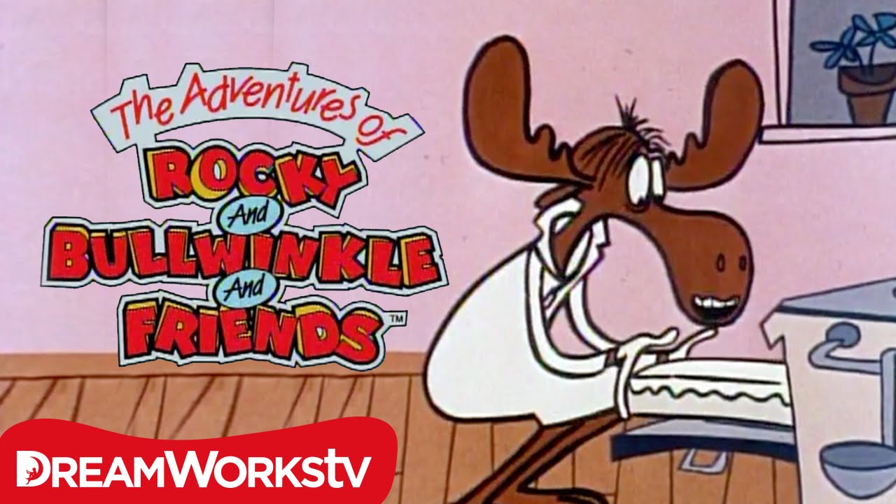 Bullwinkle Bakes An Explosive Cake |THE ADVENTURES OF ROCKY & BULLWINKLE