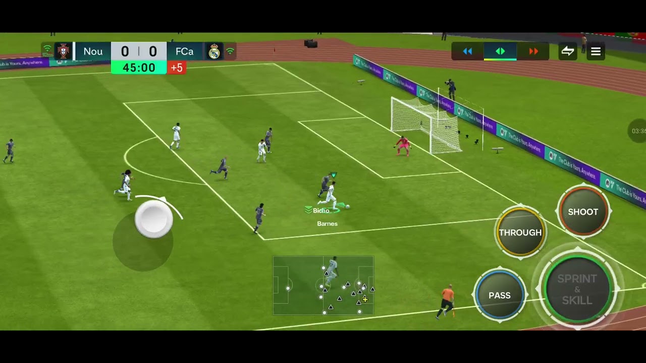 Noureddin ( Portugal ) v/s FCakbarZ ( Real Madrid ). FC Mobile. Online Mobile gaming  🎮🎮🎮