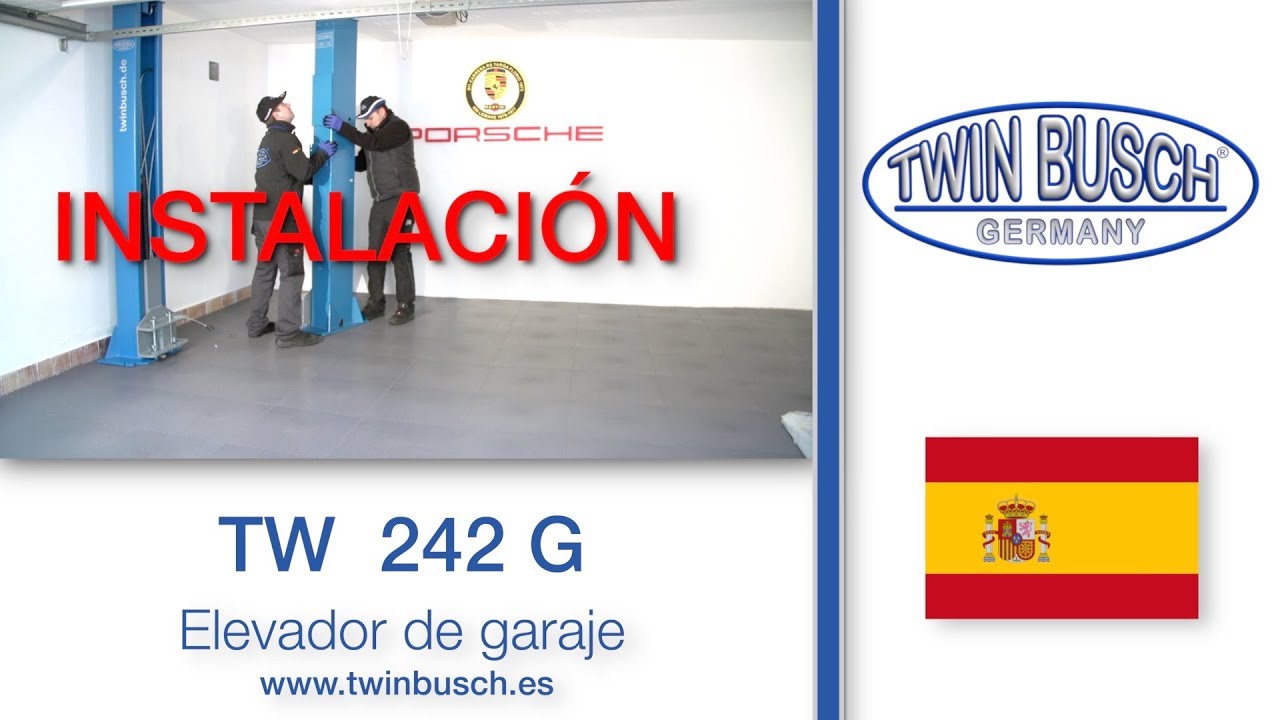 Instalación del elevador de garaje TW 242 G de TWIN BUSCH®