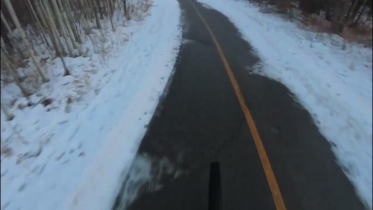 Heading Home from doing THE WALL, Great Day as it was 9C and December 15th.