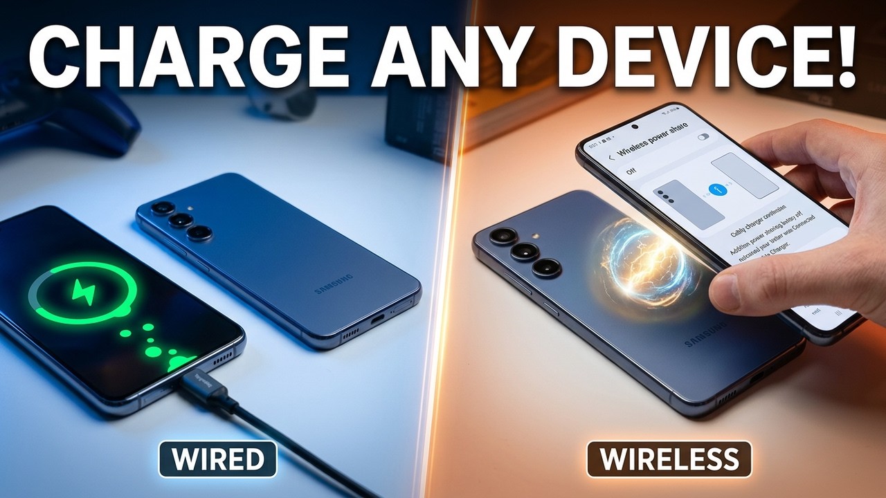 SAMSUNG Galaxy S26: How to Charge Other Devices?