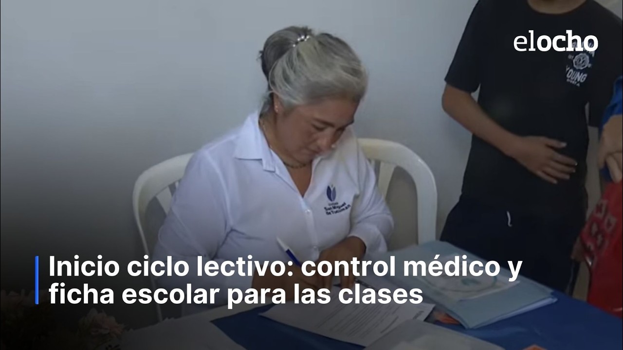 INICIO CICLO LECTIVO: CONTROL MÉDICO Y FICHA ESCOLAR PARA LAS CLASES