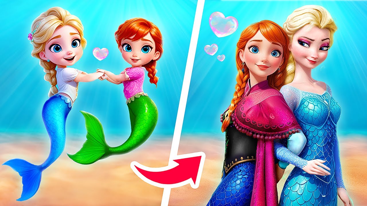 From Frozen to Mermaids: Elsa and Anna's Adventures! 28 Crafts for Dolls