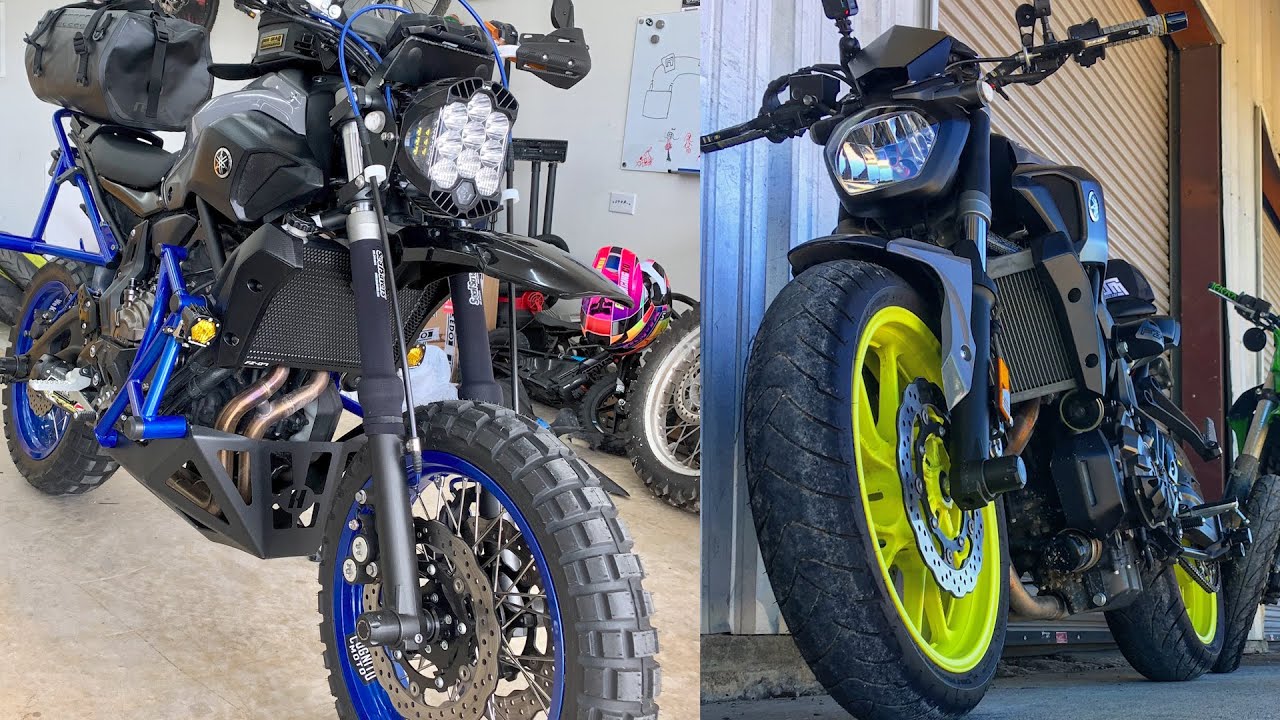 It Looks COMPLETELY DIFFERENT - MT-07 Adventure Build #17