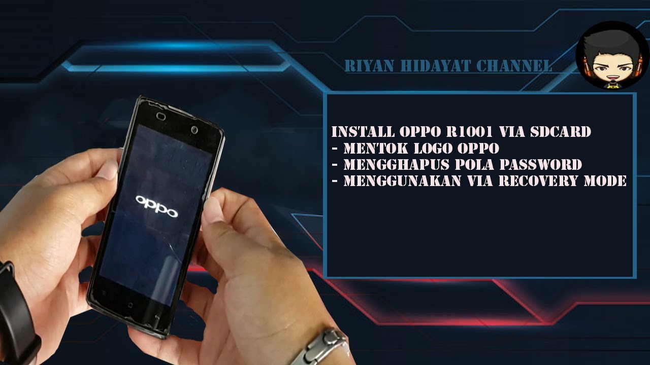 Cara Mudah Mengatasi Hp Oppo Joy R1001 Mentok Logo | Mengunakan SDCARD | Recovery Mode