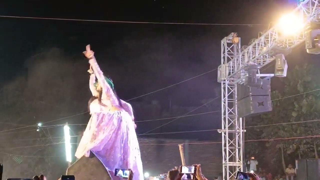 Rjd lover 😎 mahi Manisha new stage show 🥰 Chaiti Durga mela meghauna 🥰