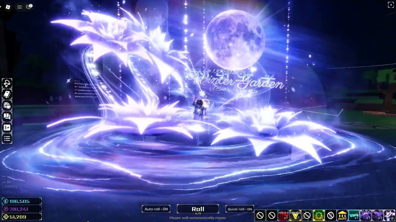WINTER GARDEN CUTSCENE + FULL SHOWCASE | Sol's RNG