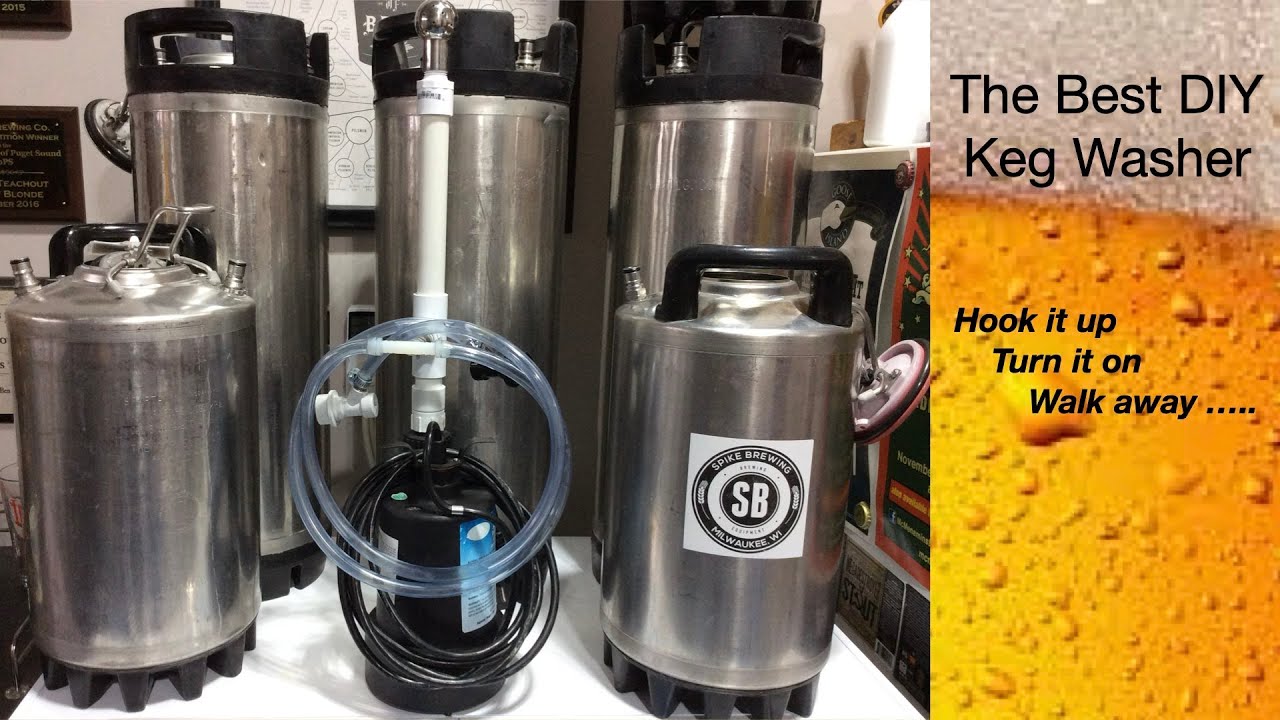 Easy and Effective DIY Keg Washer