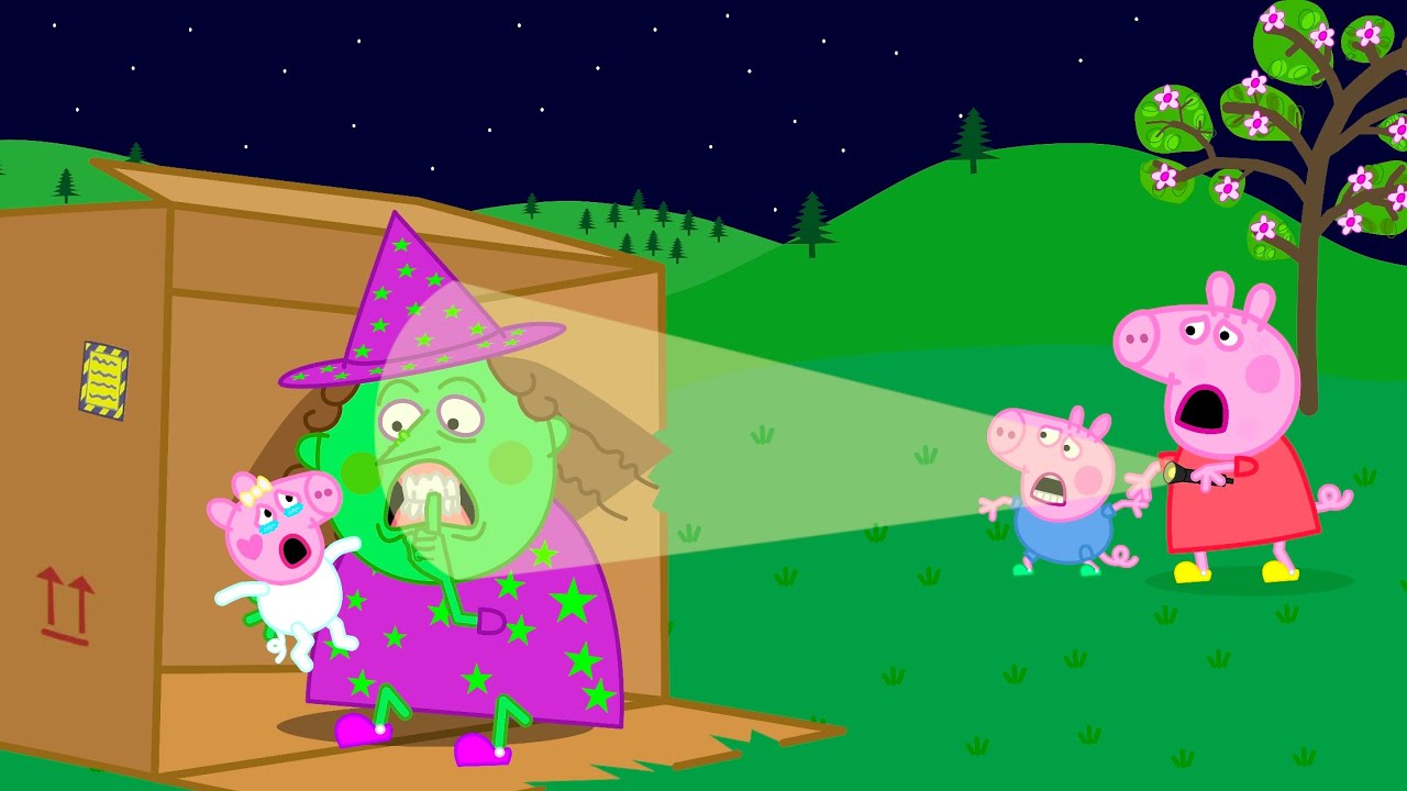 Peppa pig e George vão atrás da bruxa verde 💚 | Peppa pig em português brasil | #peppapig #funny 