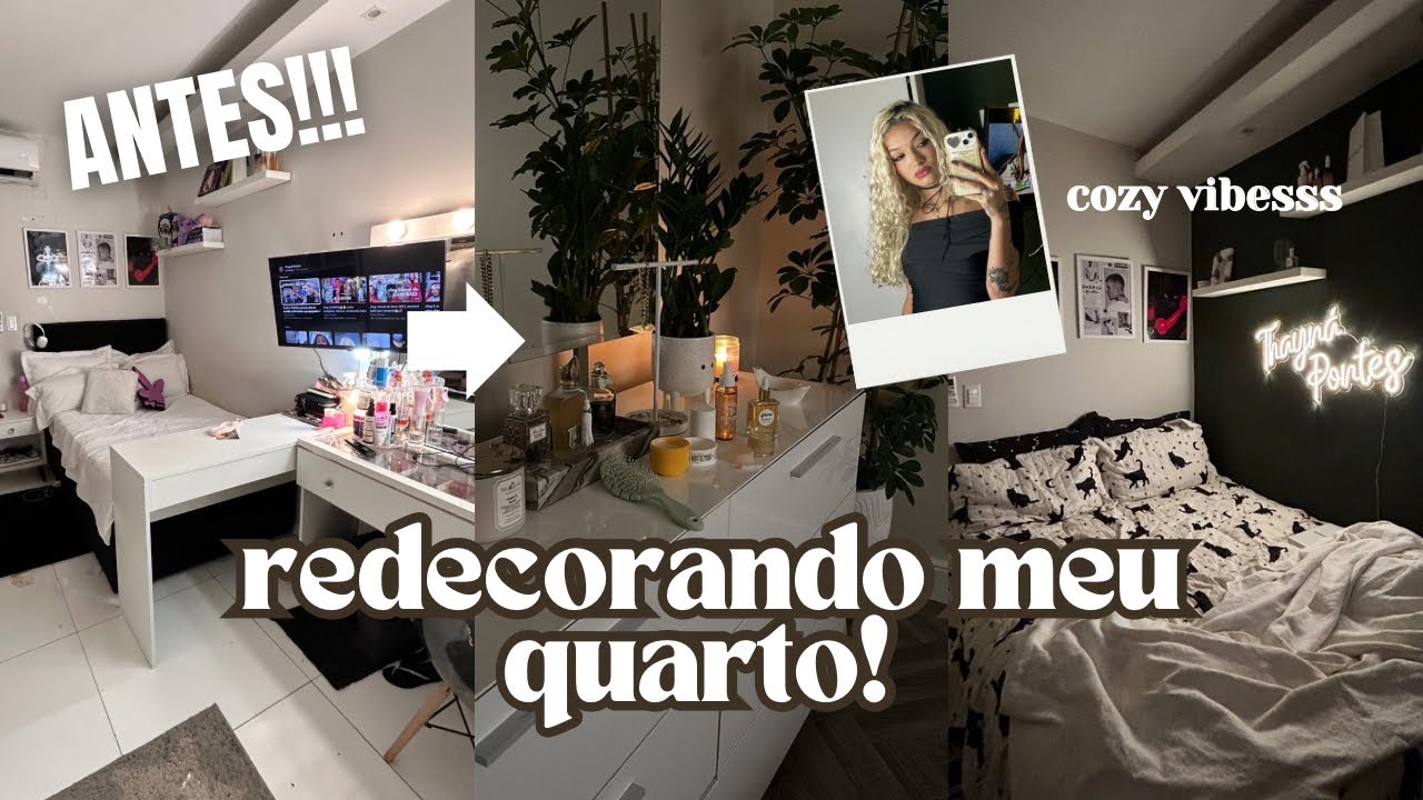 REDECORANDO MEU QUARTO⭐️ dando personalidade pro meu quarto, tchau clean girl🙏🏻