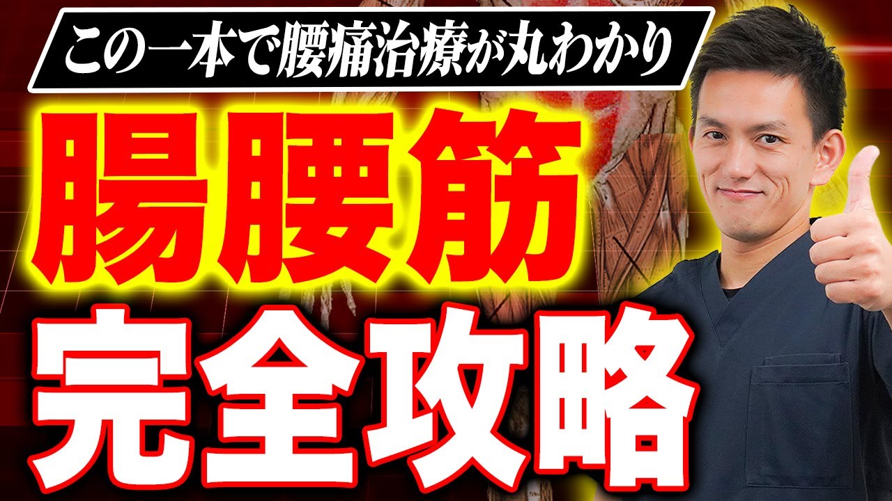 【一人治療家必見】腰痛治療に欠かせない腸腰筋のメカニズムや運動療法を全て見せます！