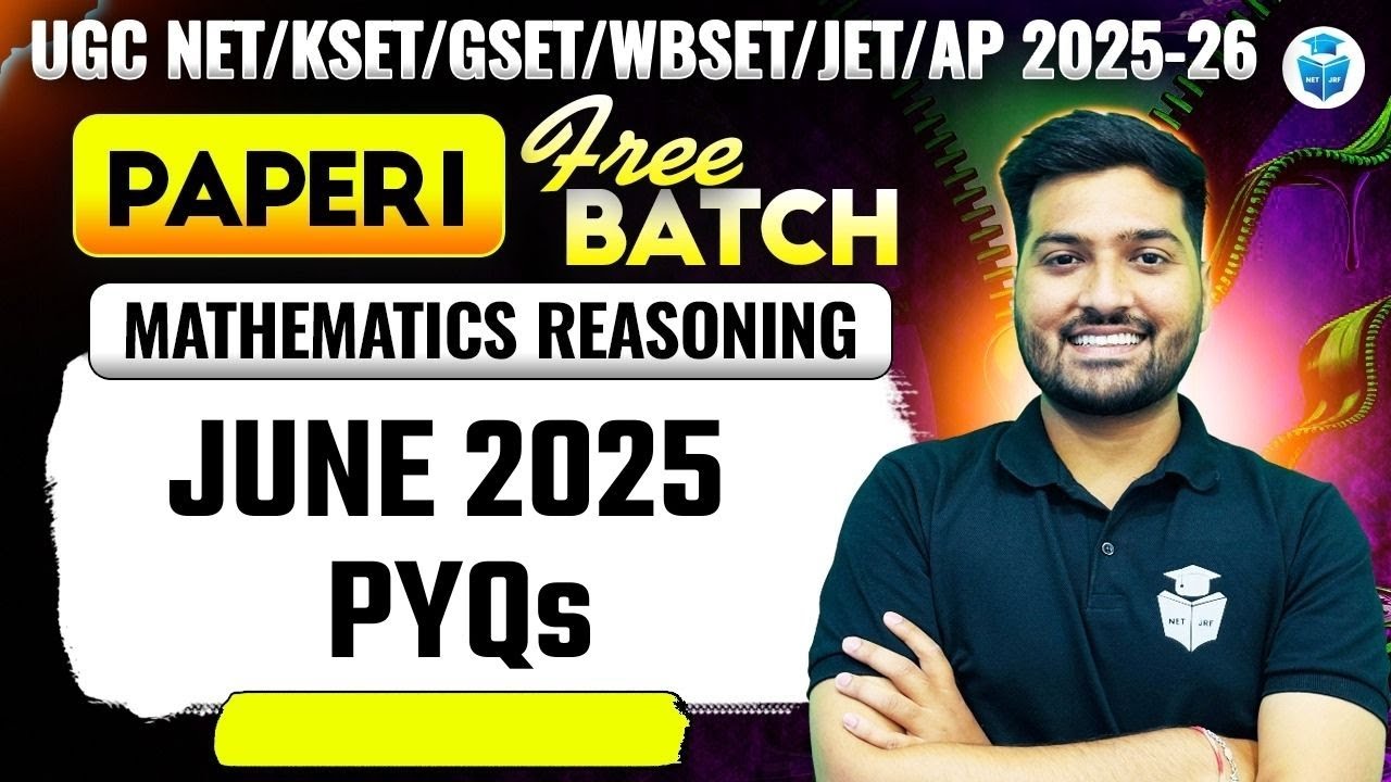UGC NET Paper 1 Mathematical Reasoning June 2025 PYQs | UGC NET Dec 2025 | JRFAdda