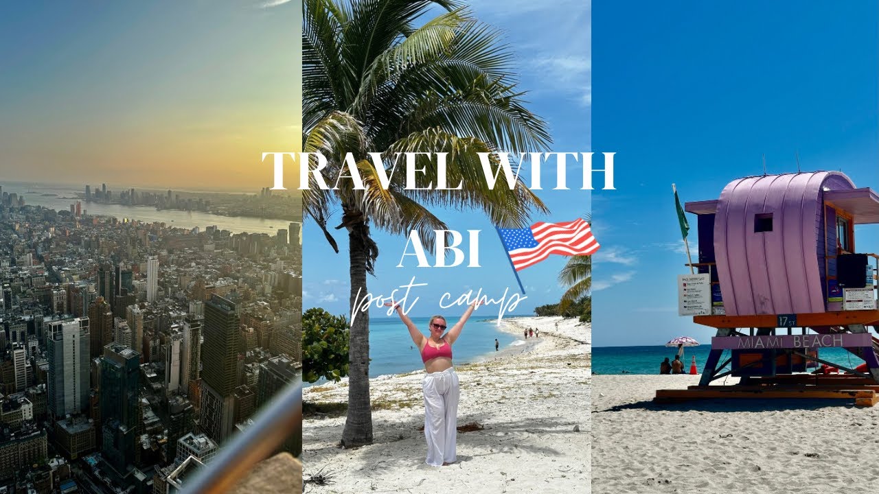 Post camp travels around the USA and the Caribbean 
