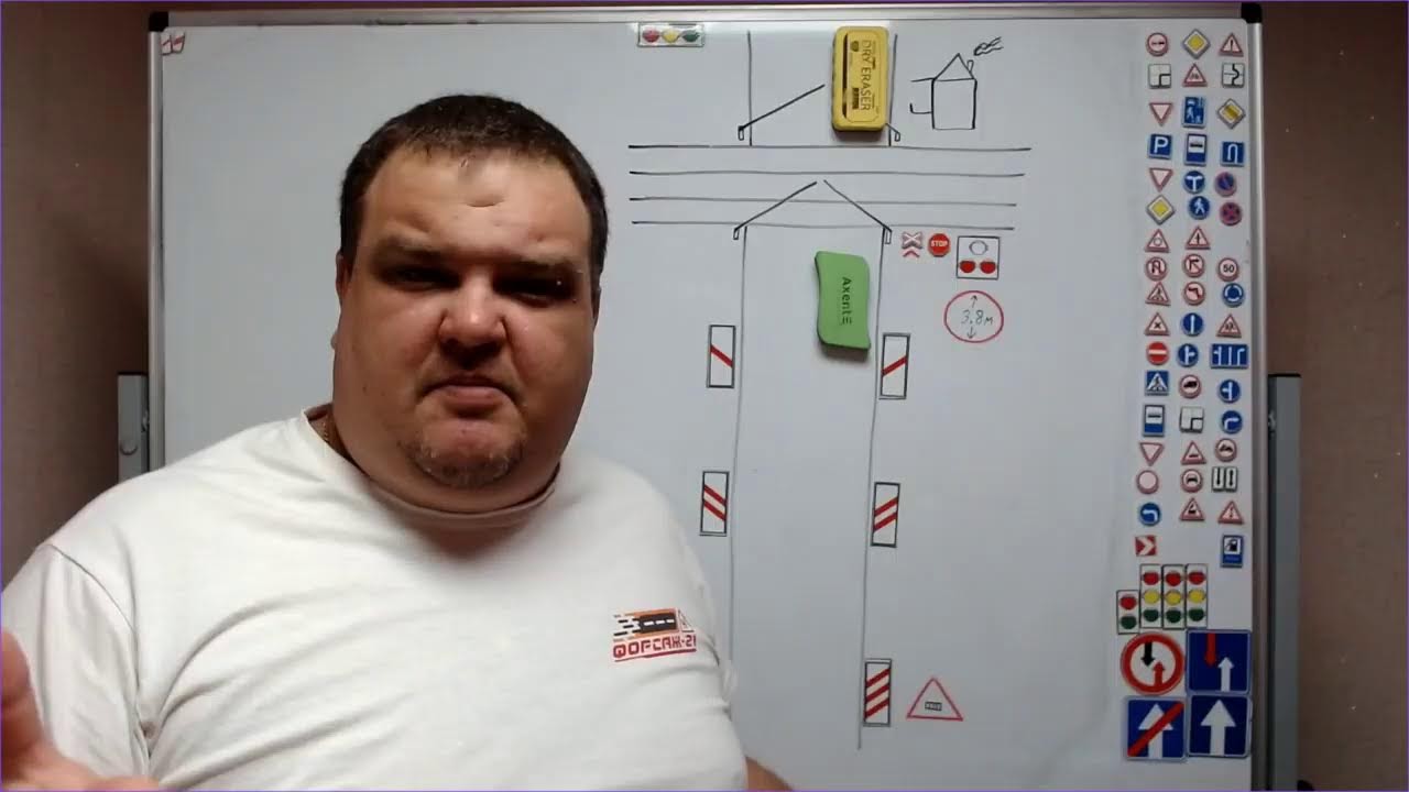 Тема 18 проезд ЖД переездов (вечер)