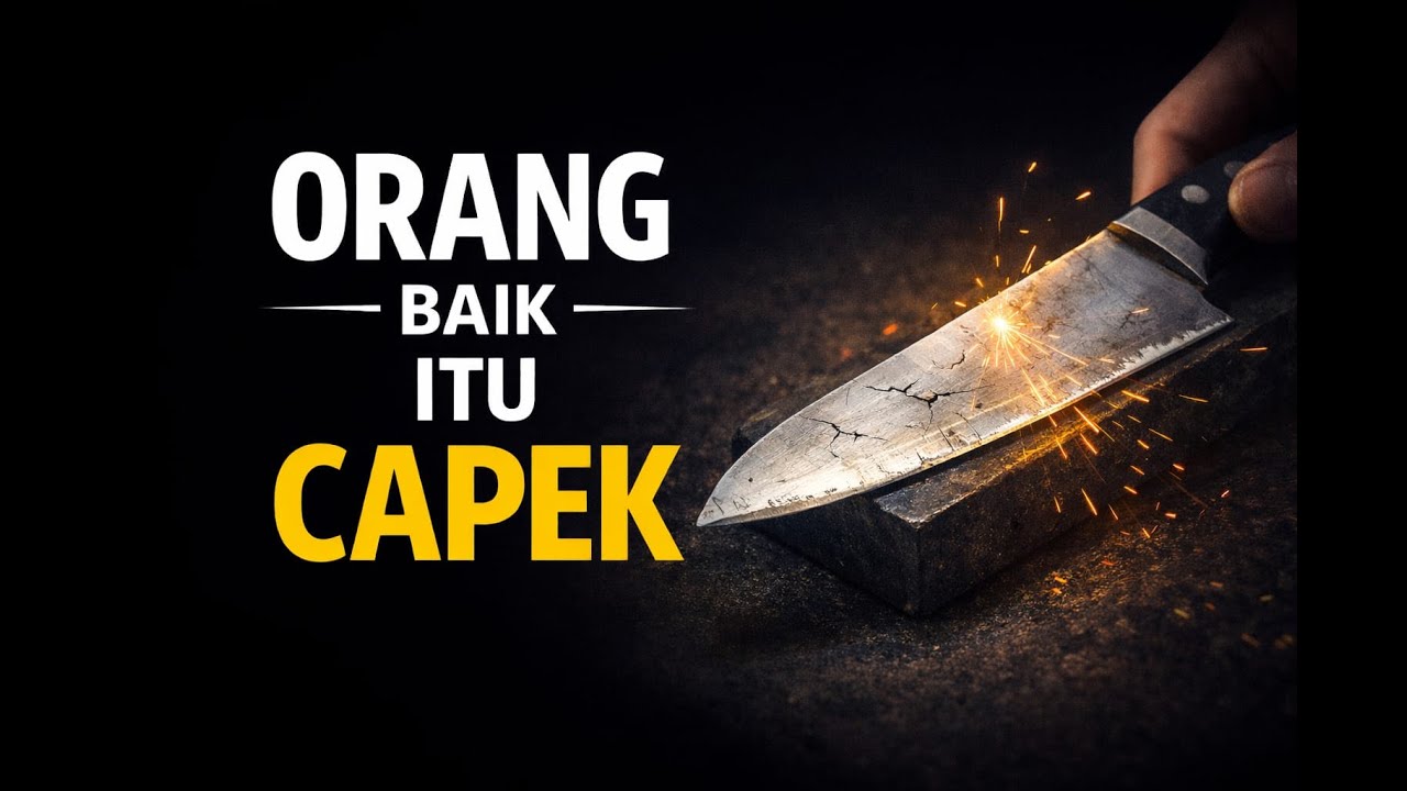 KENAPA ORANG BAIK SERING CAPEK?