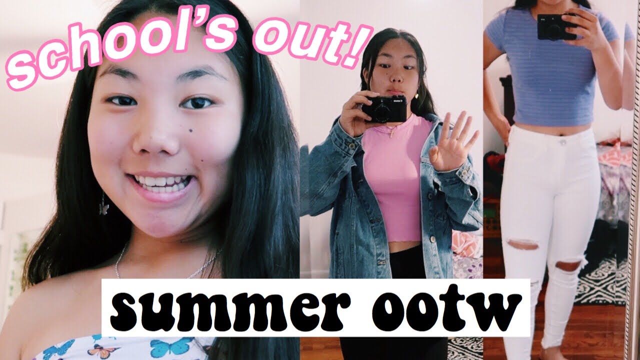 last week of school ootw // cute-ish fits