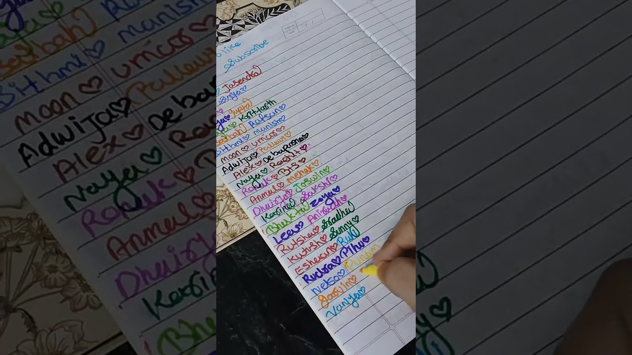 Writing My subscriber name ✍️📝🌹@samrinmehndiartist16