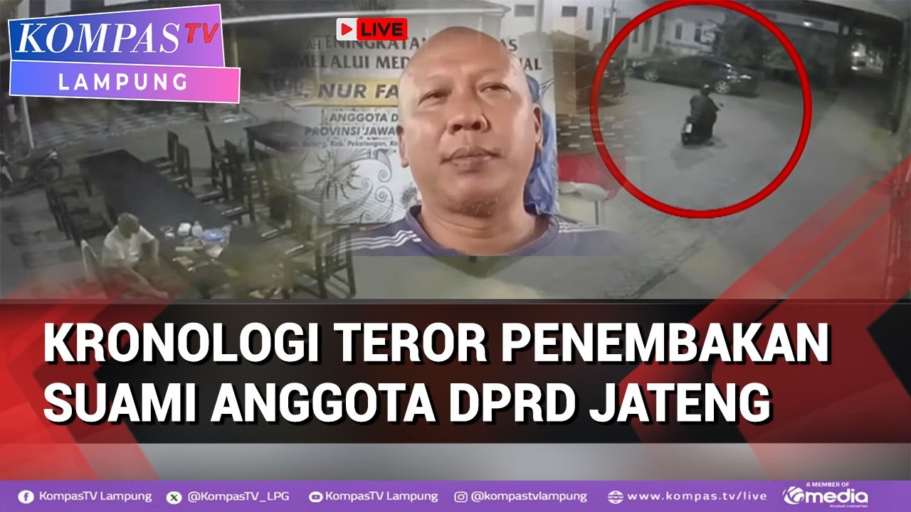 Kronologi Teror Penembakan Suami Anggota DPRD Jateng,Tembakan Meleset ke Plafon