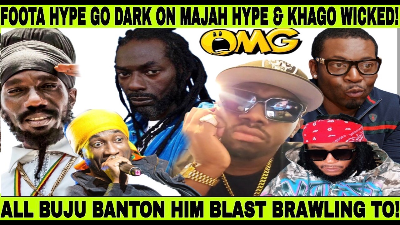 BIG W@R! FOOTA HYPE BLAST BUJU BANTON & DISS MAJAH HYPE & KHAGO WICKED, NORRIS MAN GET DISS & REPLY