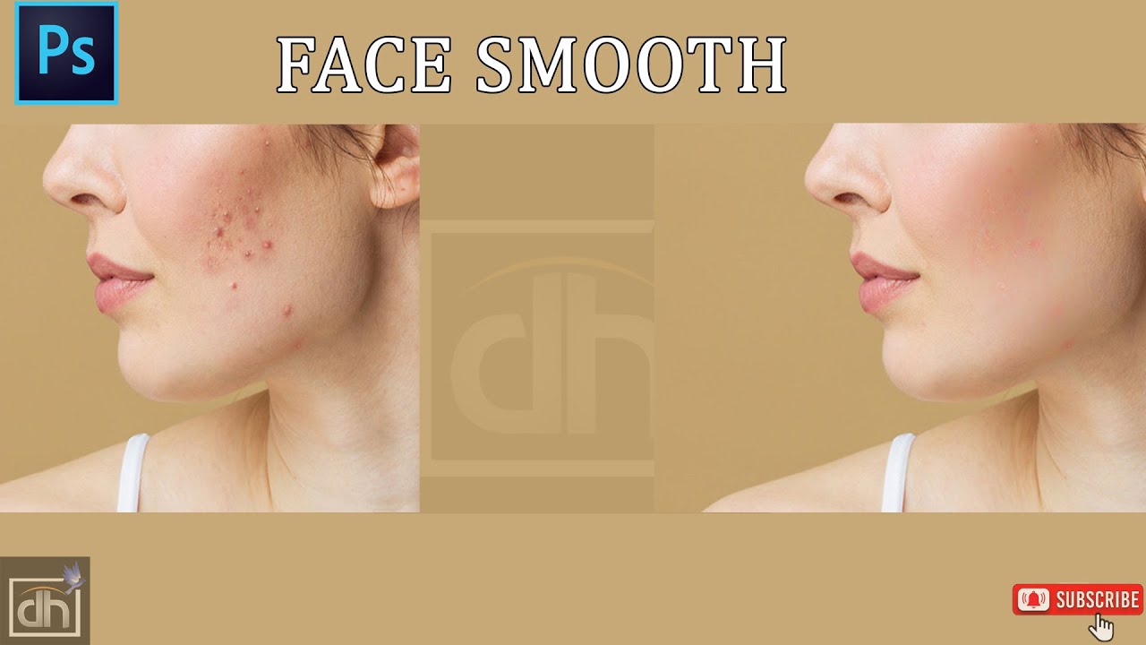 Face Smooth in Photoshop | Easy Frequency separation tutorial