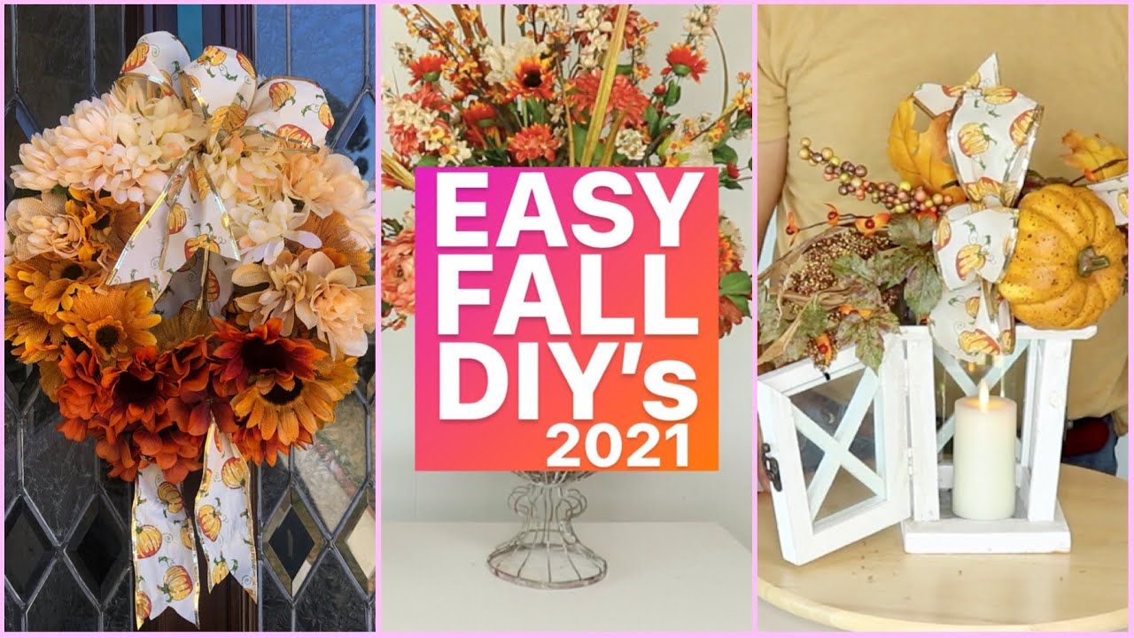 ELEGANT FALL DIY'S ON A BUDGET  /  Fall Decor Ideas Not Cheap Looking ( 2021 )