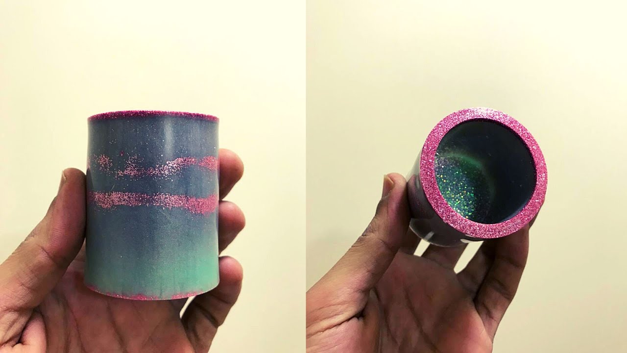 صناعة كوباية من مادة الريزن الشفاف - طريقة عمل كوب من الريزن ايبوكسي  - كوباية ريزن - resin