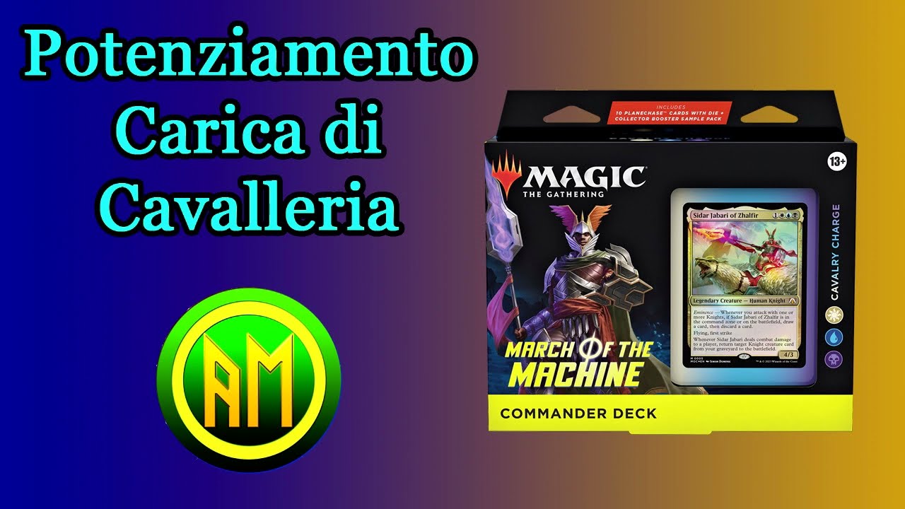 Potenziare Carica di Cavalleria▶️ Commander Sidar Jabari of Zhalfir⚪🔵⚫ Avanzata delle Macchine