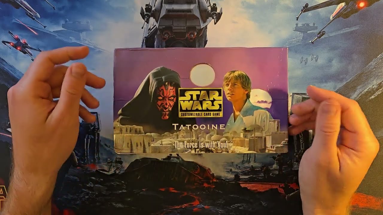 Star Wars CCG Sealed Opening #83 Tatooine Booster Box