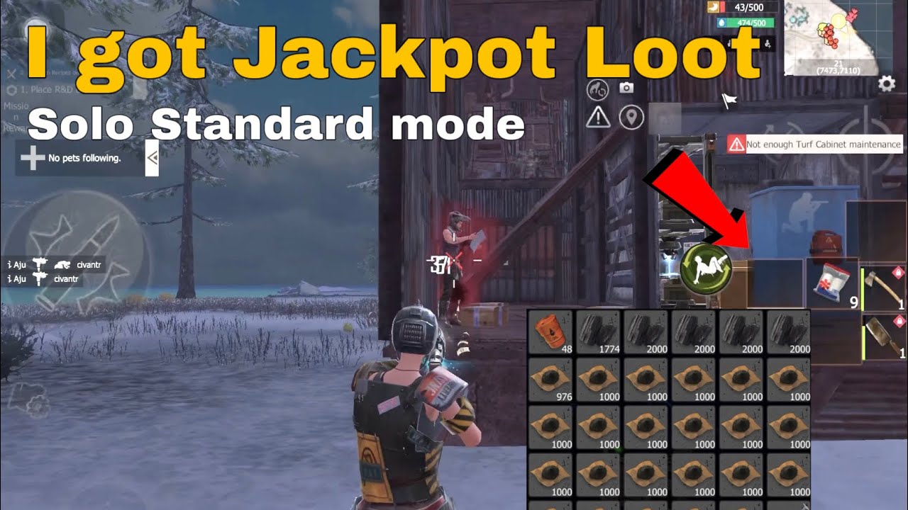 He Did the mistake and I took the house for free - solo Standard part -2 - last island of survival 