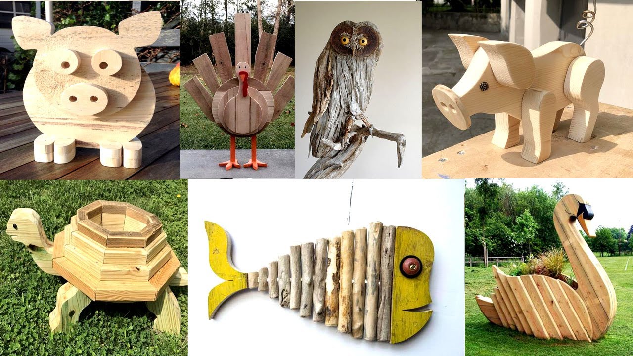 50 Realistic Handmade Wooden Animal Sculptures
