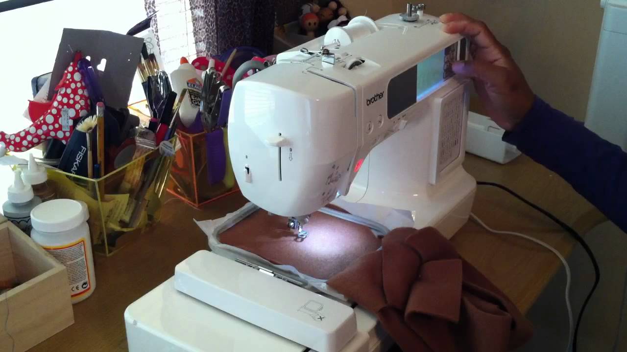 Machine Embroider Doll Face