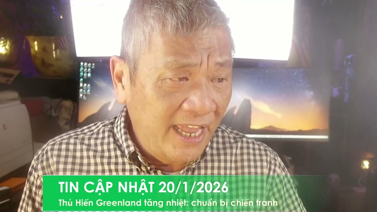 TIN CẬP NHẬT 20/1/2026: Thủ Hiến Greenland tăng nhiệt với Mỹ, kêu gọi dân chuẩn bị 