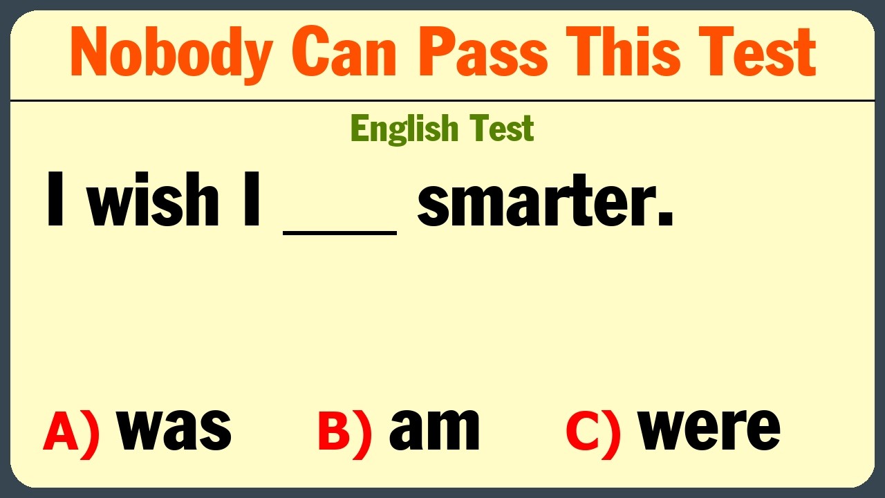 Mixed Grammar Test Almost No One Passes! 😈 #englishgrammar