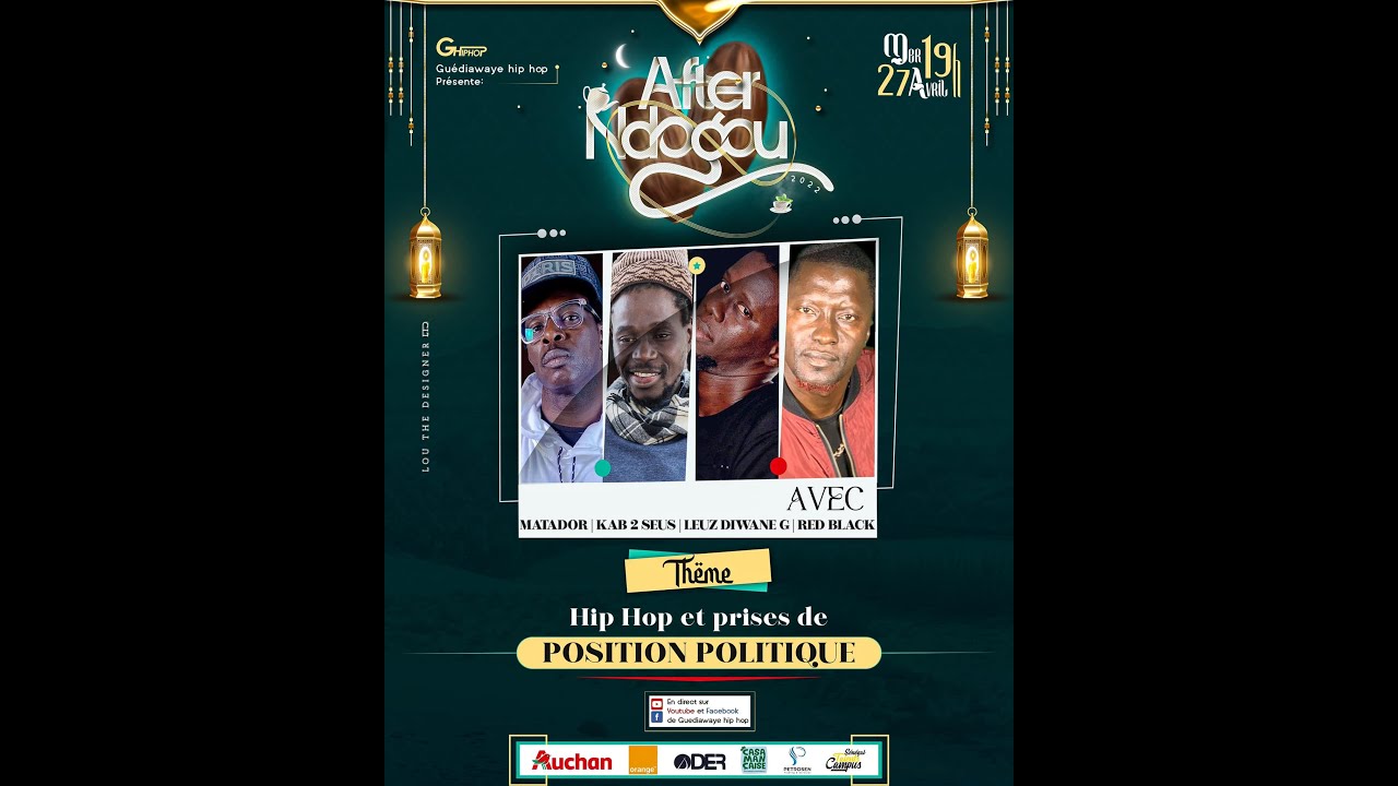 AFTER NDOGOU #7 avec Queen Biz, Kab2seuss-fuk'n'kuk, MATADOR, LEUZ Diwane G et RED Black