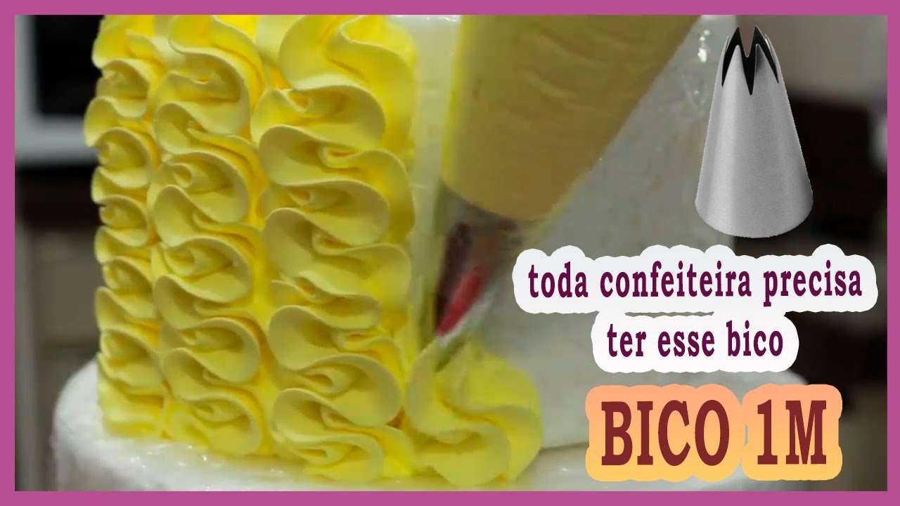 4 TIPOS DE DECORAÇÃO FÁCIL PRA FAZER COM BICO 1M
