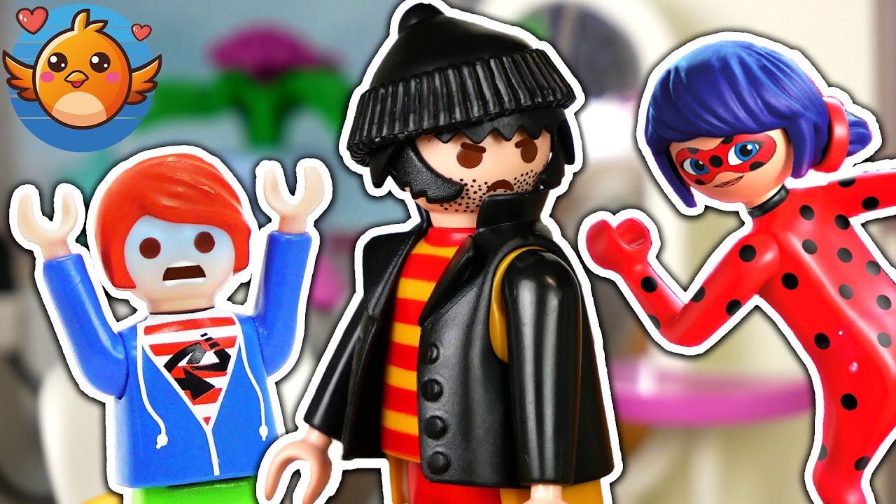 ÜBERFALL im EINKAUFSZENTRUM👮 Miraculous Ladybug🐞 Familie Vogel | Playmobil Film Deutsch