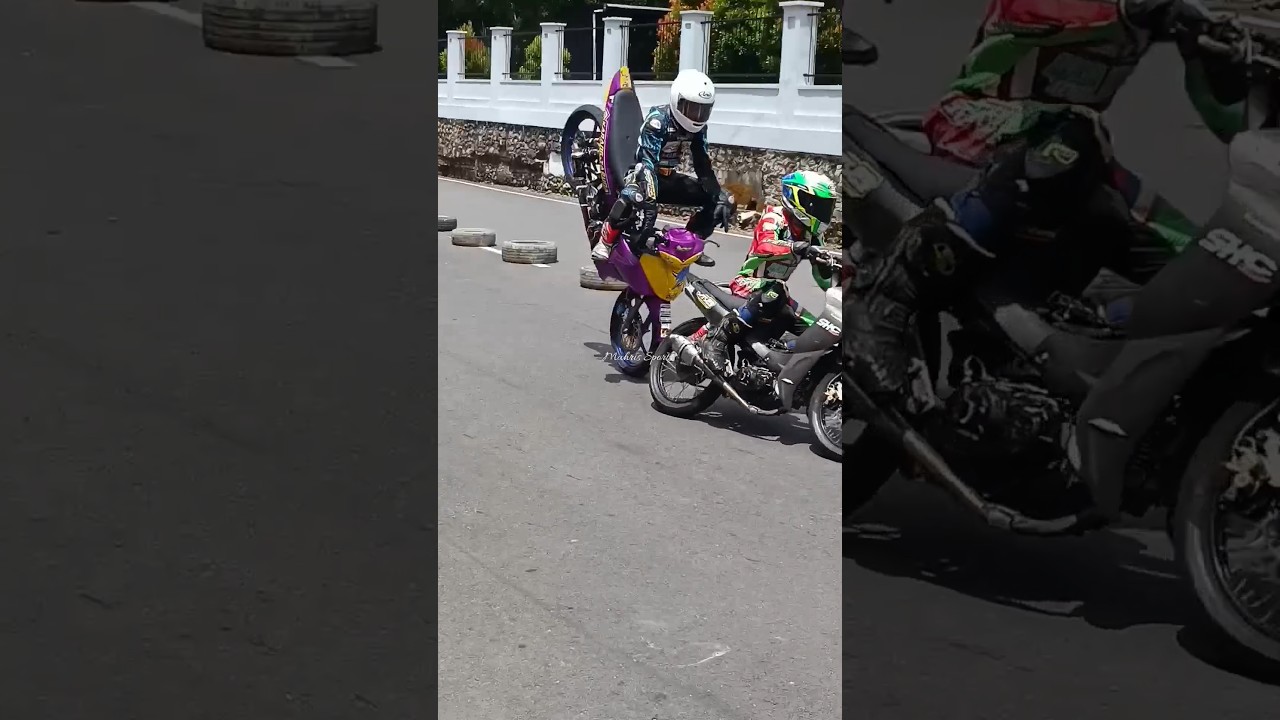 Crash Ala Moto GP Road Race Lubuk Sikaping #roadrace #roadrace2024 #roadraceindonesia